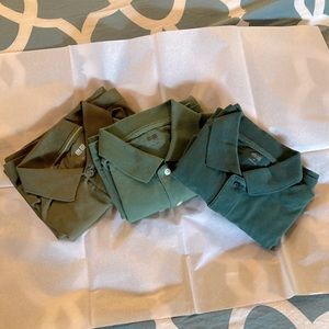 3 Uniqlo mens polos - small